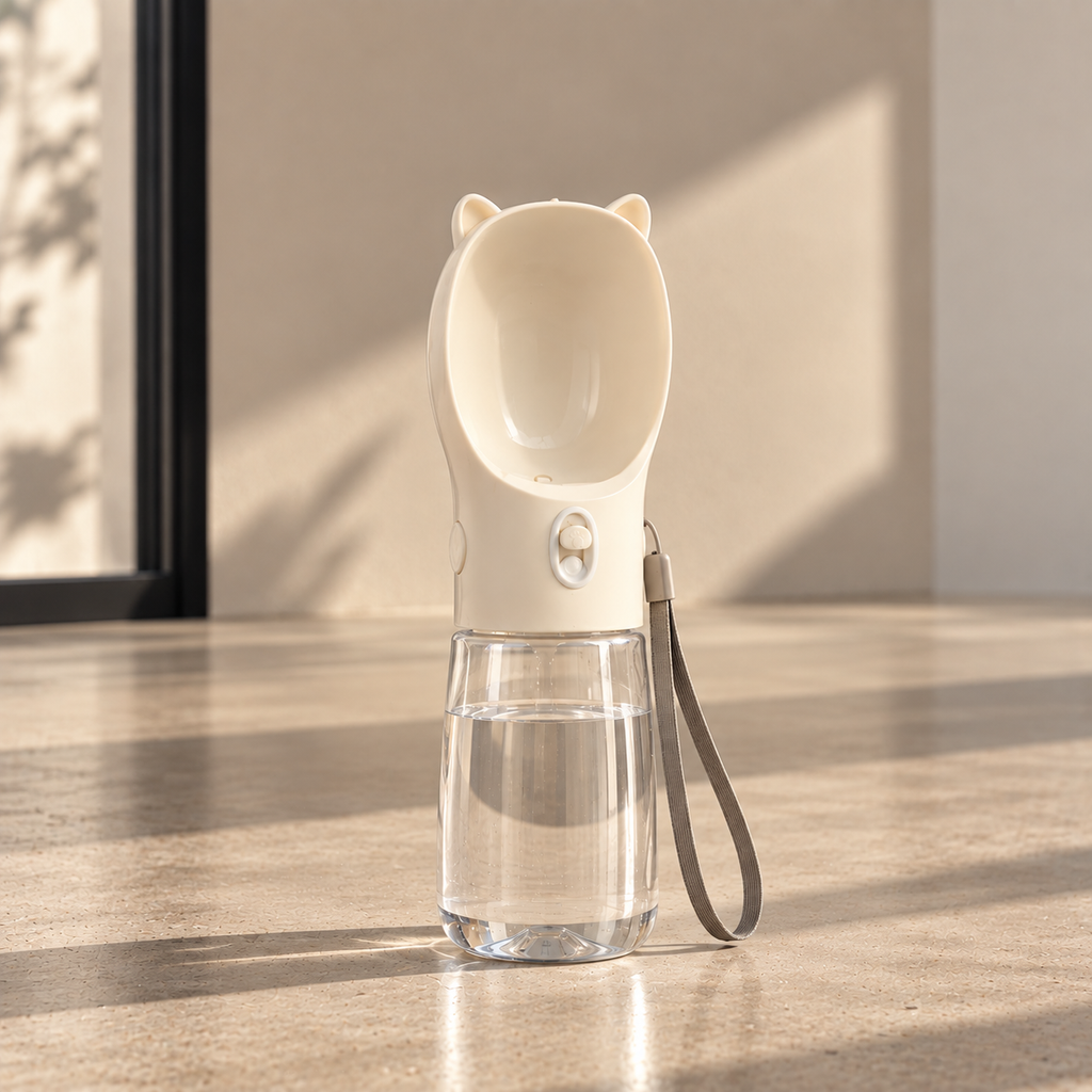 2-in-1 Portable Dog Water Bottle