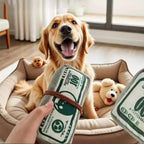 Squeaky Money-Bag Toy