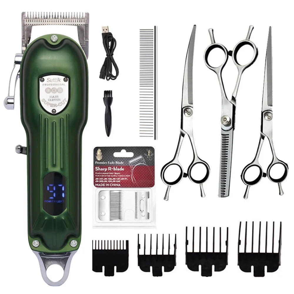 Pro Cordless Dog Clipper — Quiet, All-Metal