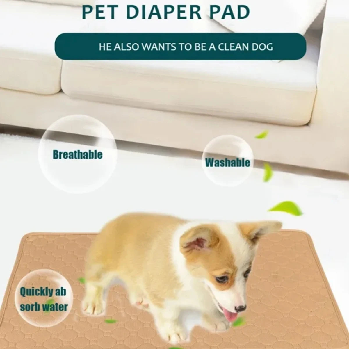 Washable Waterproof Pee Pad