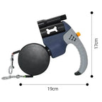 Dual-Dog Retractable Lead with LED
