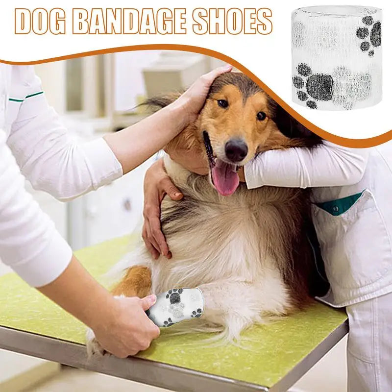 Pet First-Aid Self-Adhesive Bandage (5 rolls)