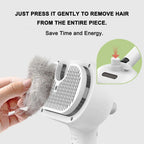 3-in-1 Steam Brush — Detangles & De-sheds in Minutes