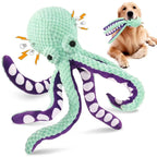 Squeaky Octopus Chew Toy