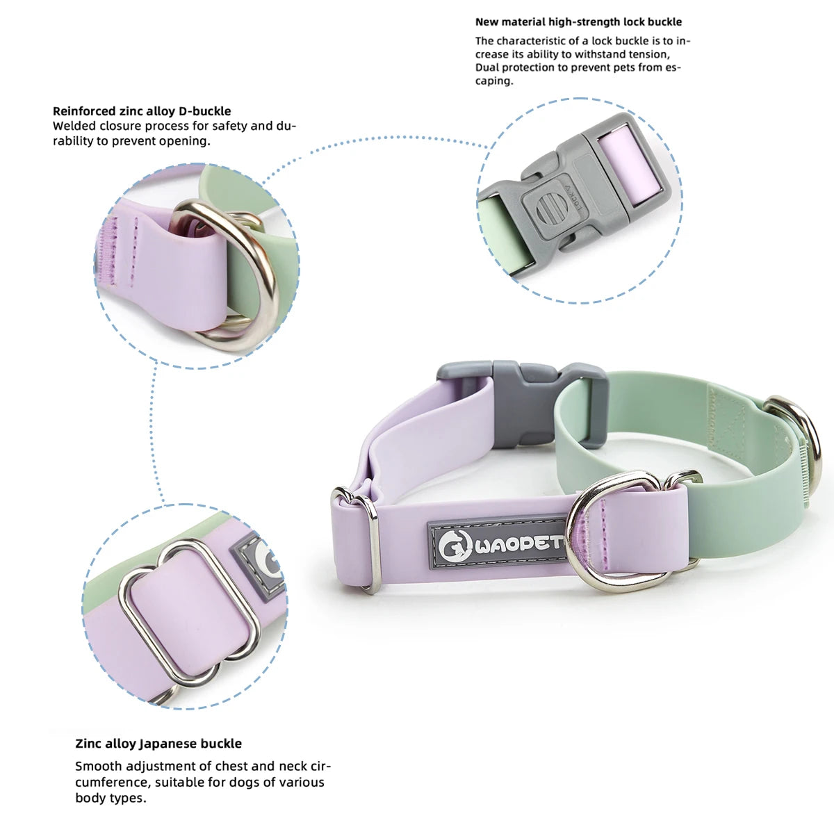 Waterproof PVC Dog Collar