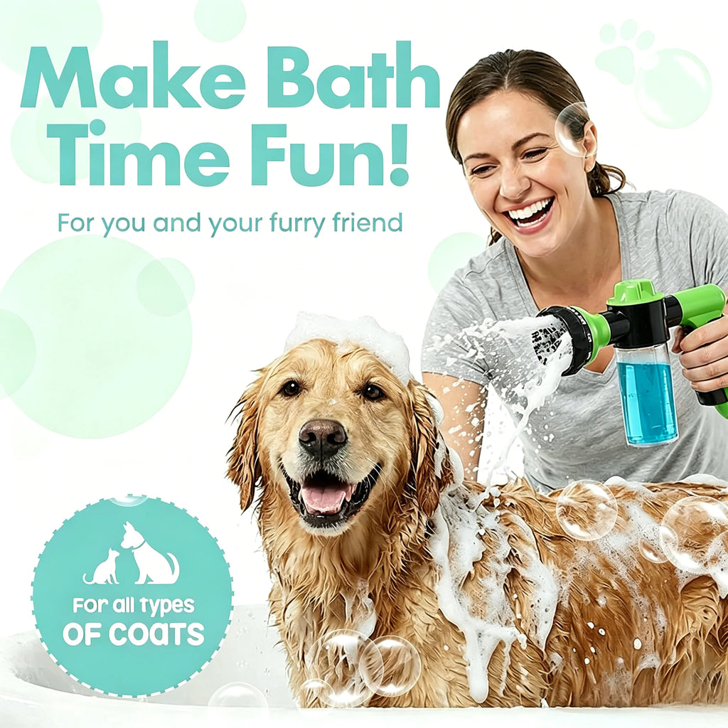 2-in-1 Foam Bath Sprayer
