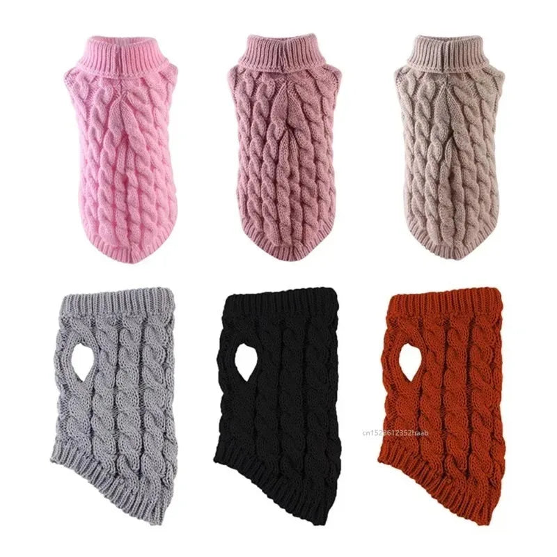 Cosy Knitted Dog Jumper