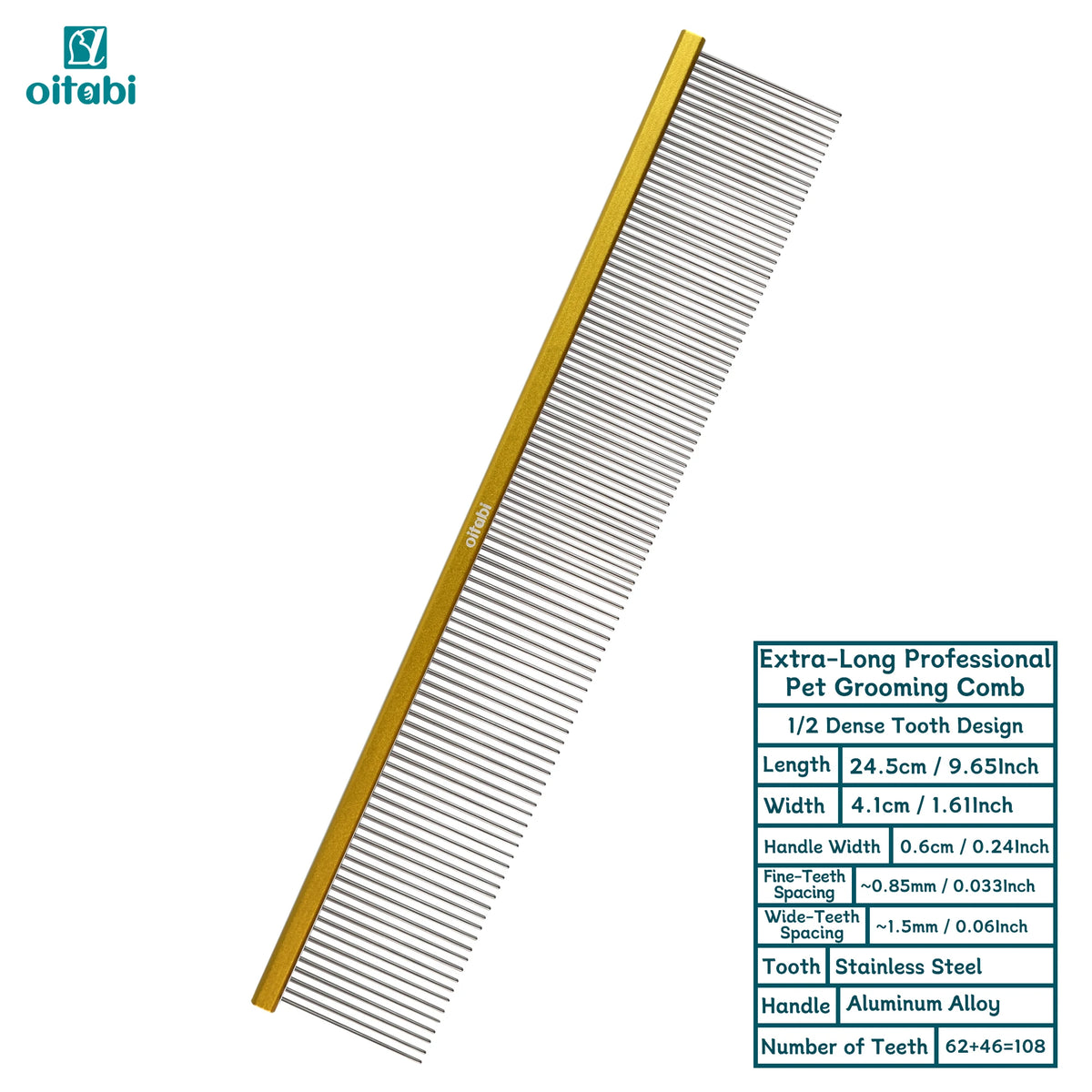 Anti-Mat Detangling Comb (24.5 cm)