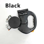 Dual-Dog Retractable Lead with LED