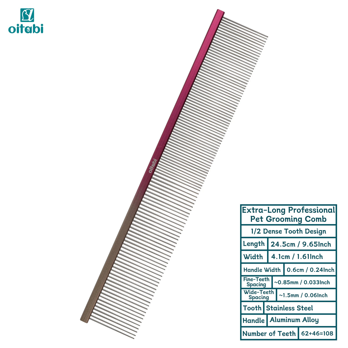 Anti-Mat Detangling Comb (24.5 cm)