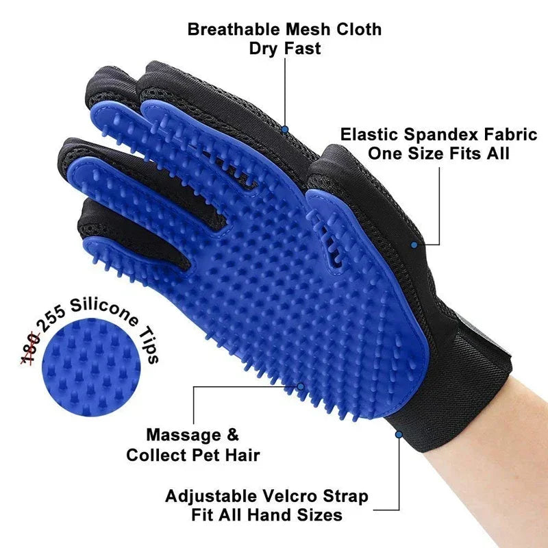 Silicone Grooming Gloves (Pair)