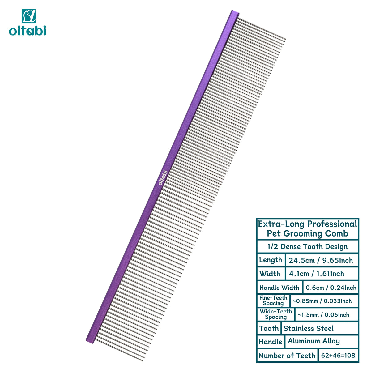 Anti-Mat Detangling Comb (24.5 cm)