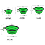 2-in-1 Collapsible Travel Bowl