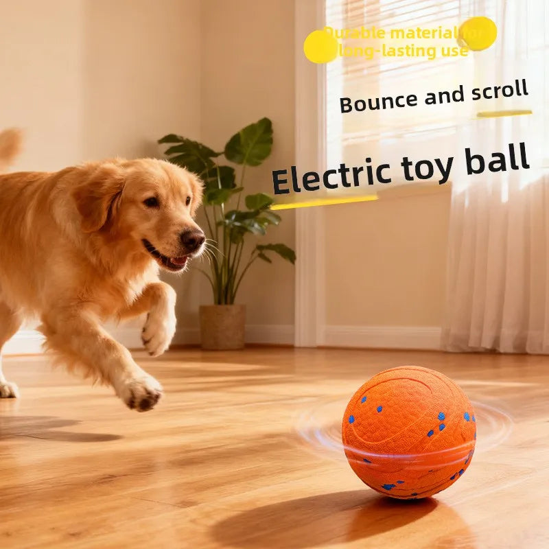 Bite-Proof Self-Rolling Smart Ball