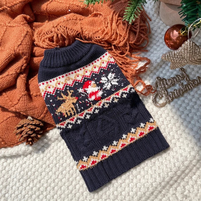 Christmas Snowman Dog Jumper