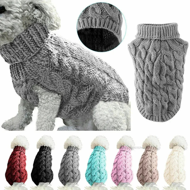 Cosy Knitted Dog Jumper