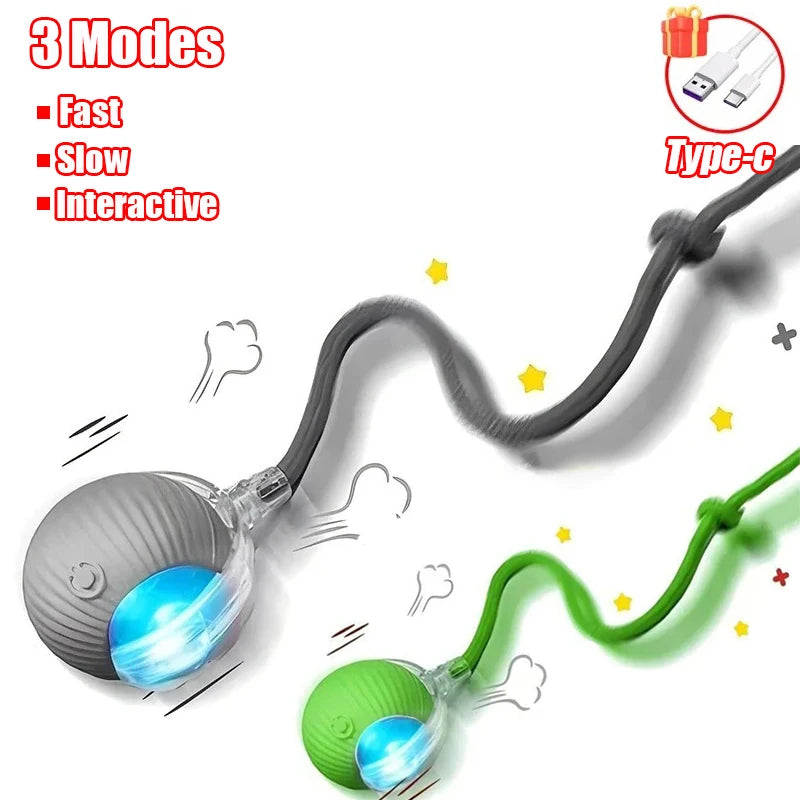Auto Rolling Ball with Wiggle Tail