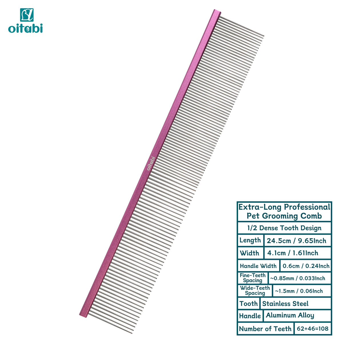 Anti-Mat Detangling Comb (24.5 cm)