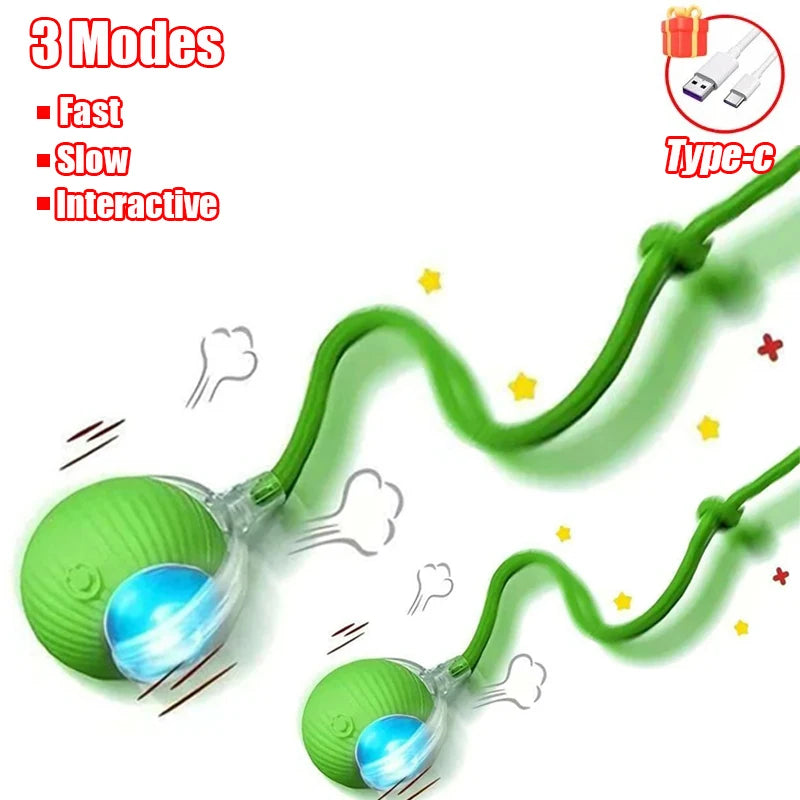 Auto Rolling Ball with Wiggle Tail