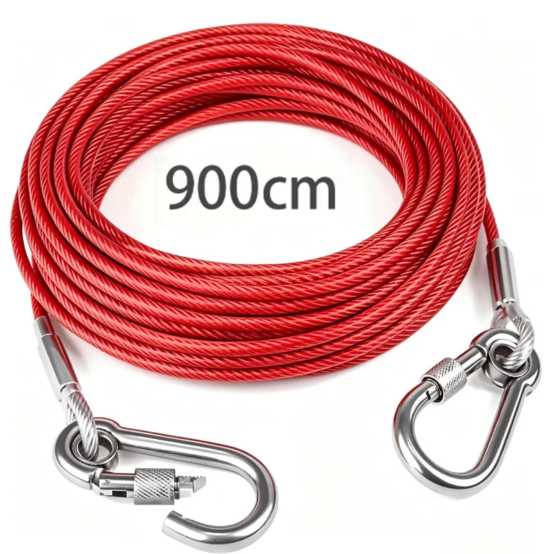 Heavy-Duty Reflective Tie-Out Cable