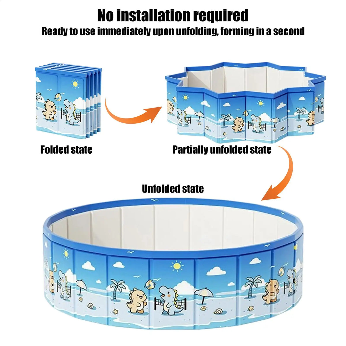 Foldable Dog Paddling Pool