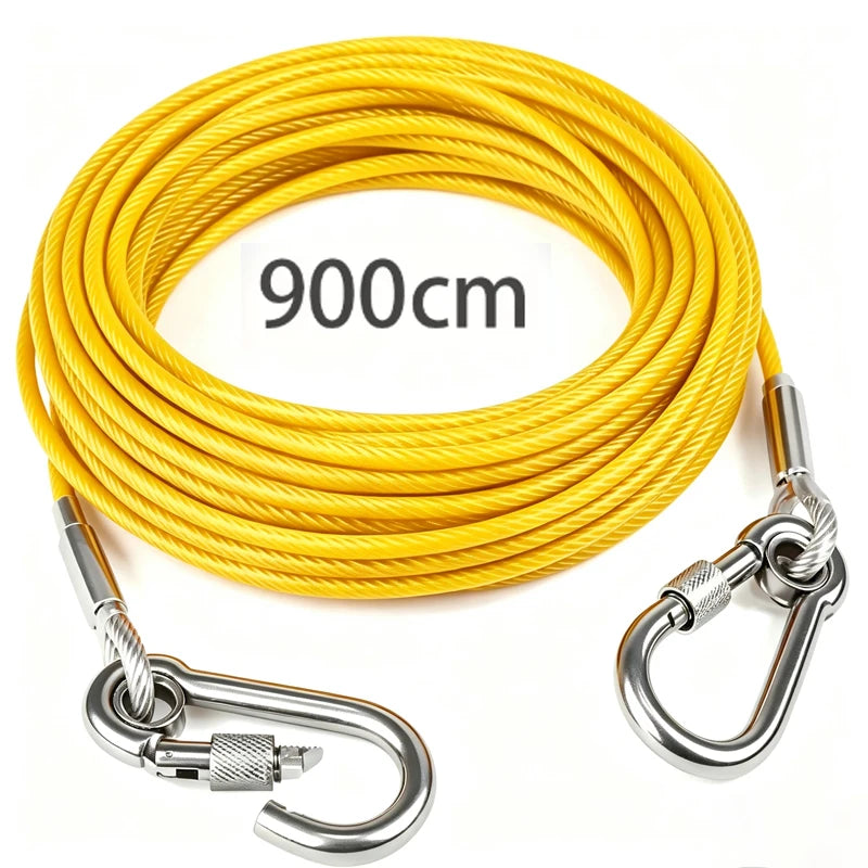 Heavy-Duty Reflective Tie-Out Cable