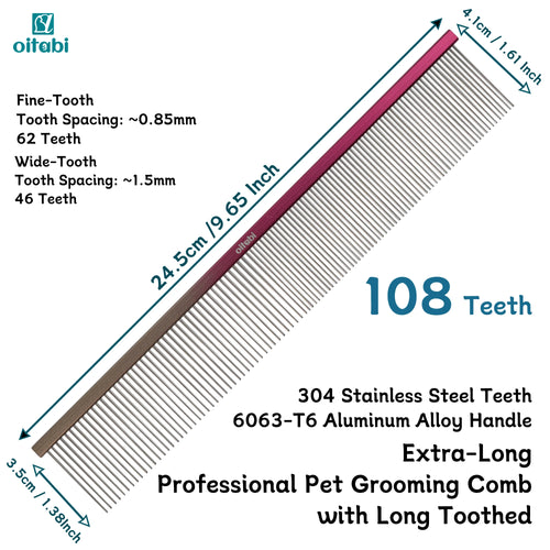 Anti-Mat Detangling Comb (24.5 cm)
