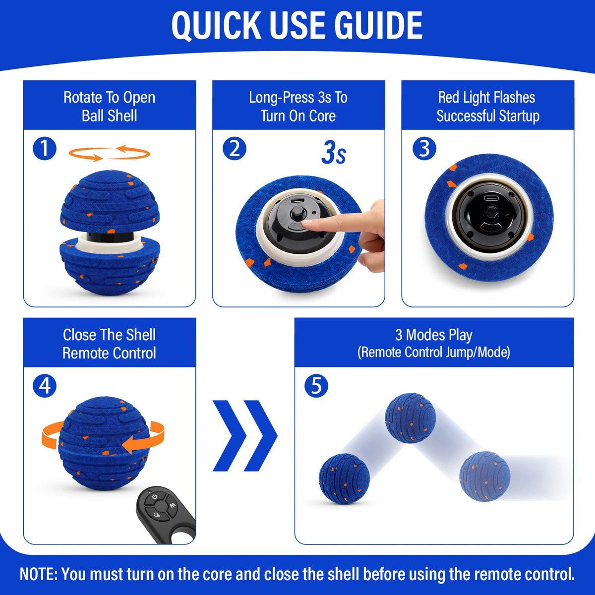 Smart Auto-Move Chew Ball