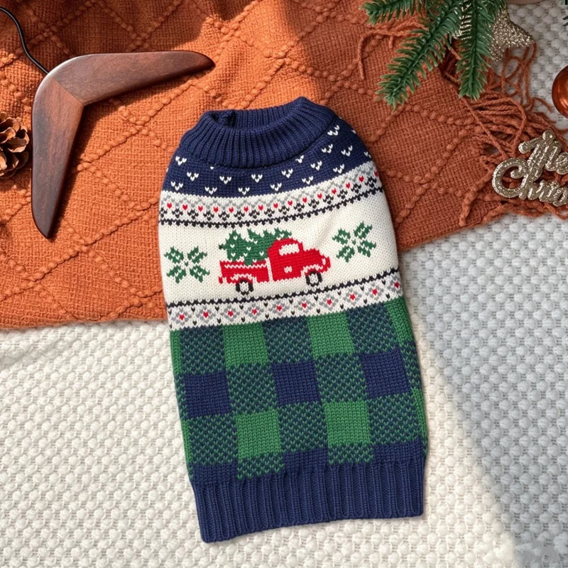 Christmas Snowman Dog Jumper