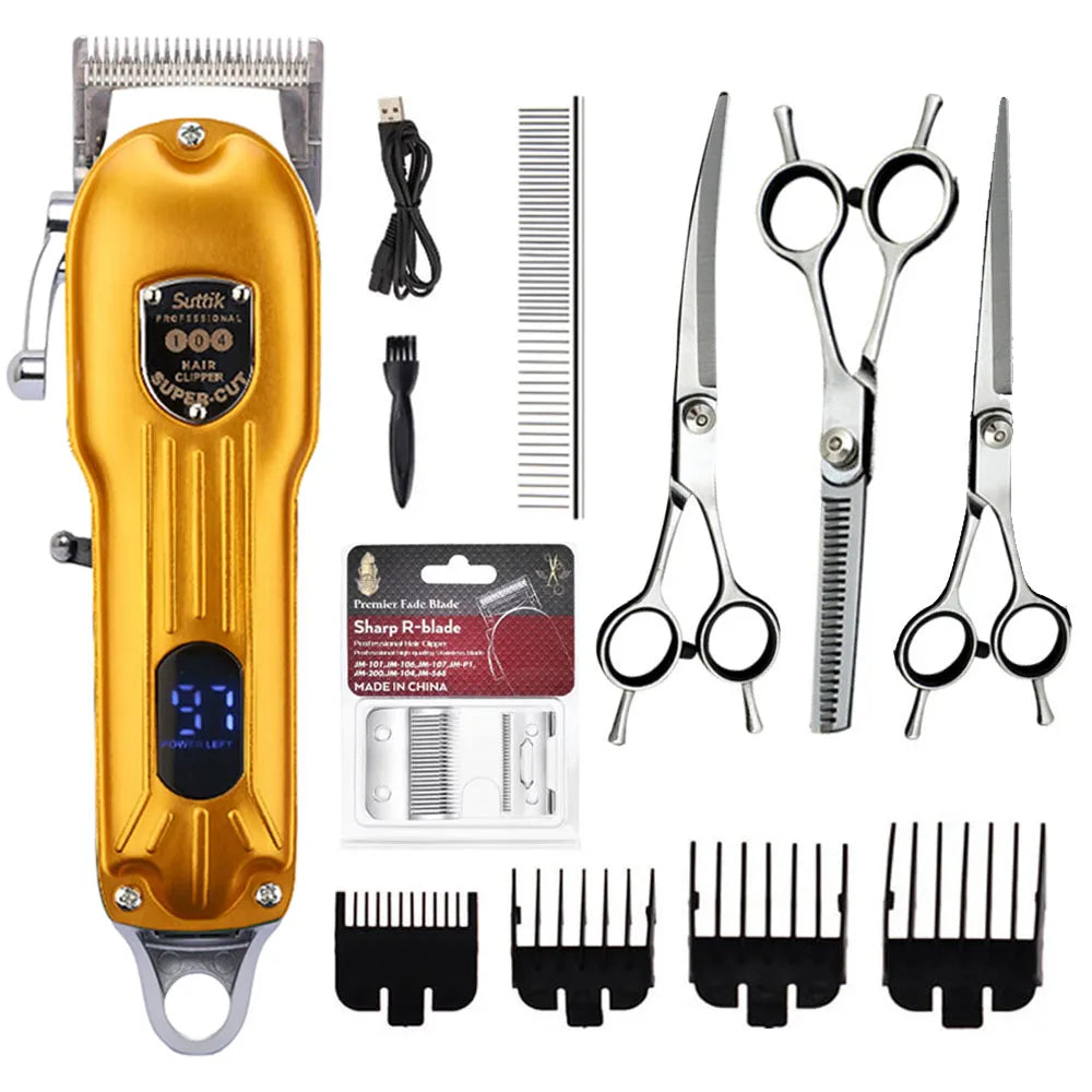 Pro Cordless Dog Clipper — Quiet, All-Metal