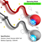 Bite-Proof Self-Rolling Smart Ball