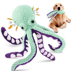 Squeaky Octopus Chew Toy