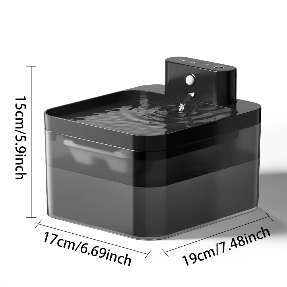 Wireless Pet Water Fountain 2.2 L