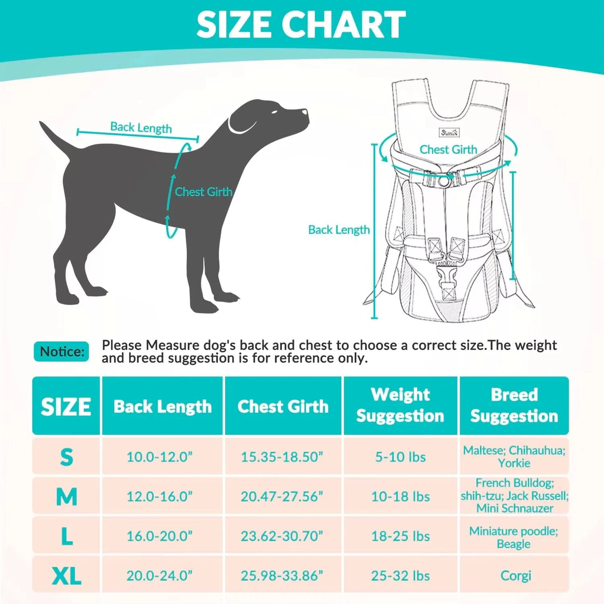 Padded Front Dog Carrier
