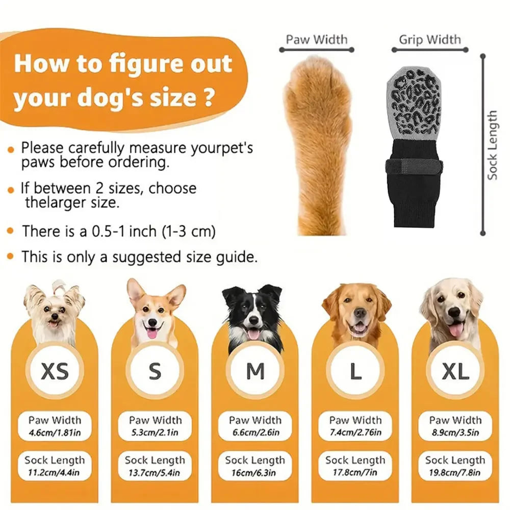 Anti-Slip Paw Protectors (4 pcs)