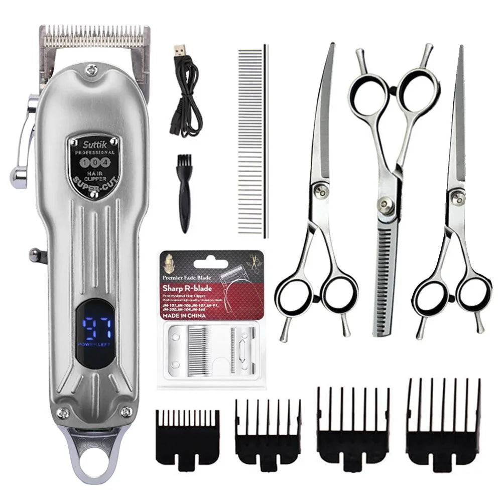 Pro Cordless Dog Clipper — Quiet, All-Metal
