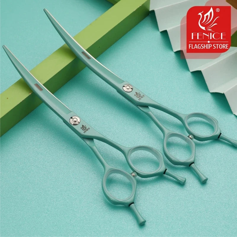 Professional Curved Grooming Scissors