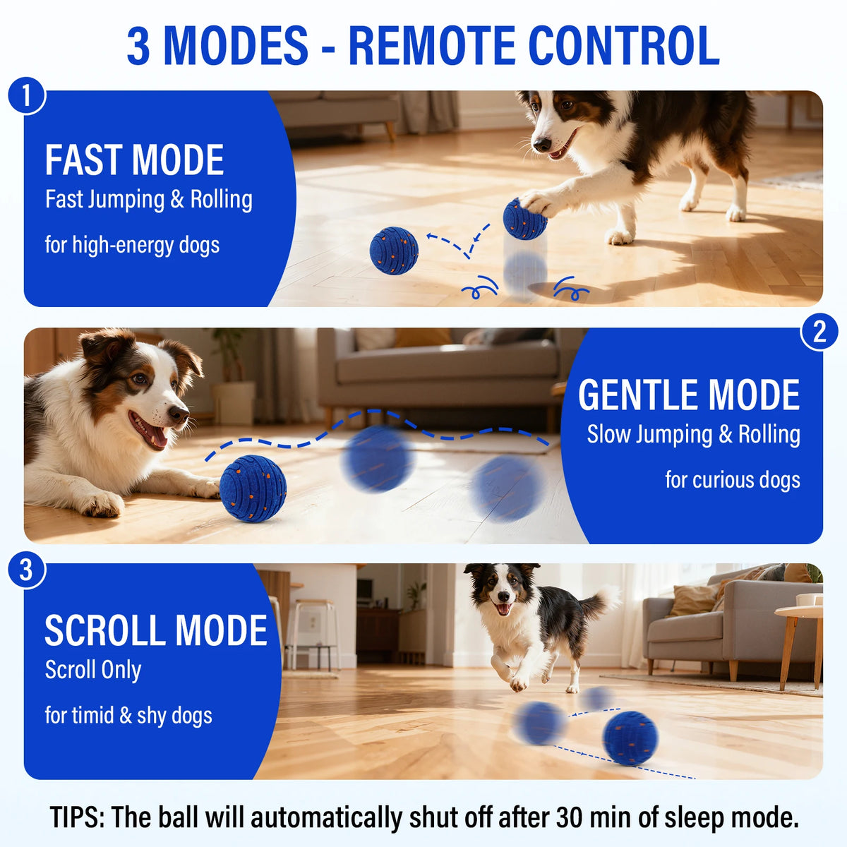 Smart Auto-Move Chew Ball