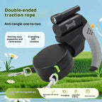 Dual-Dog Retractable Lead with LED