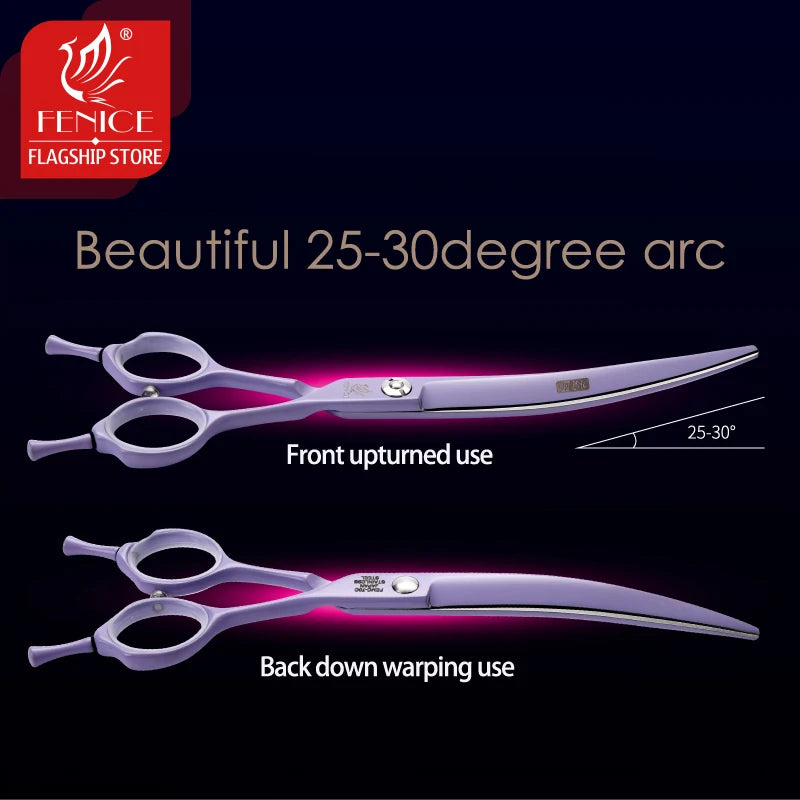 Professional Curved Grooming Scissors