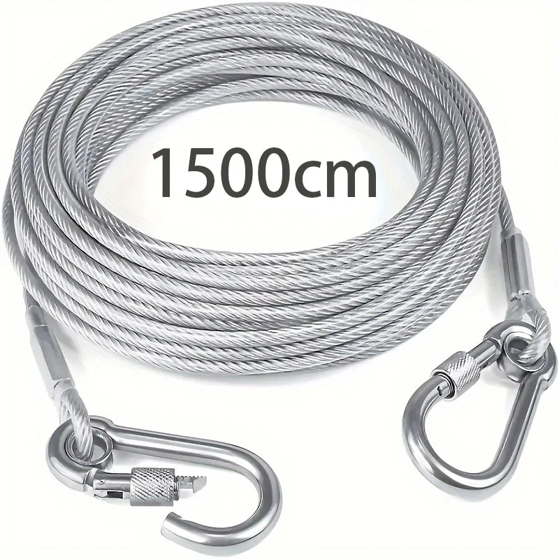 Heavy-Duty Reflective Tie-Out Cable