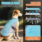 Evaporative Cooling Vest with Built-In Harness