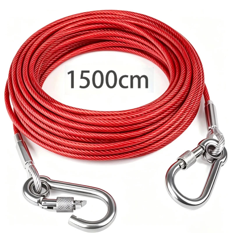 Heavy-Duty Reflective Tie-Out Cable