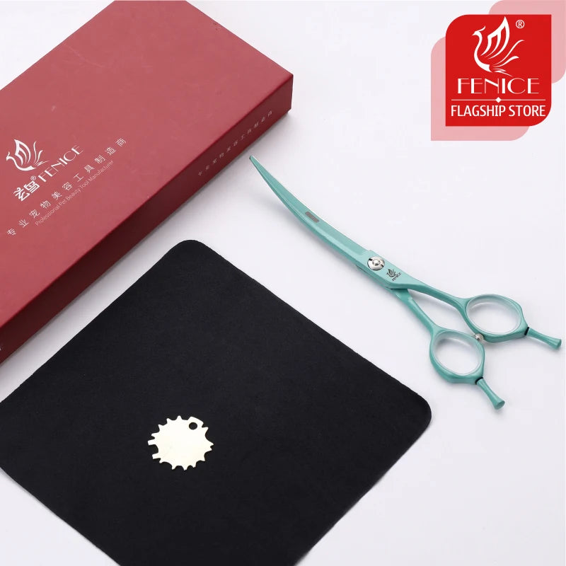 Professional Curved Grooming Scissors
