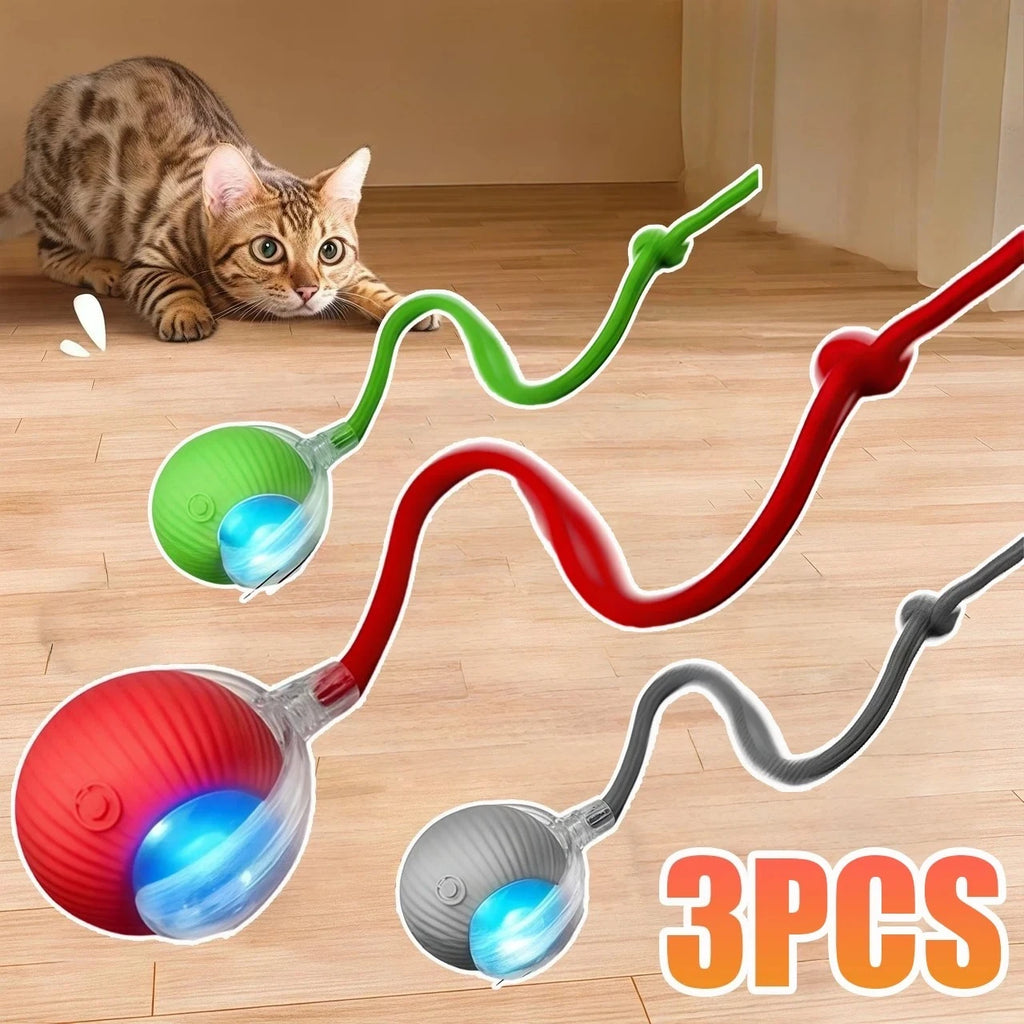 Auto Rolling Ball with Wiggle Tail