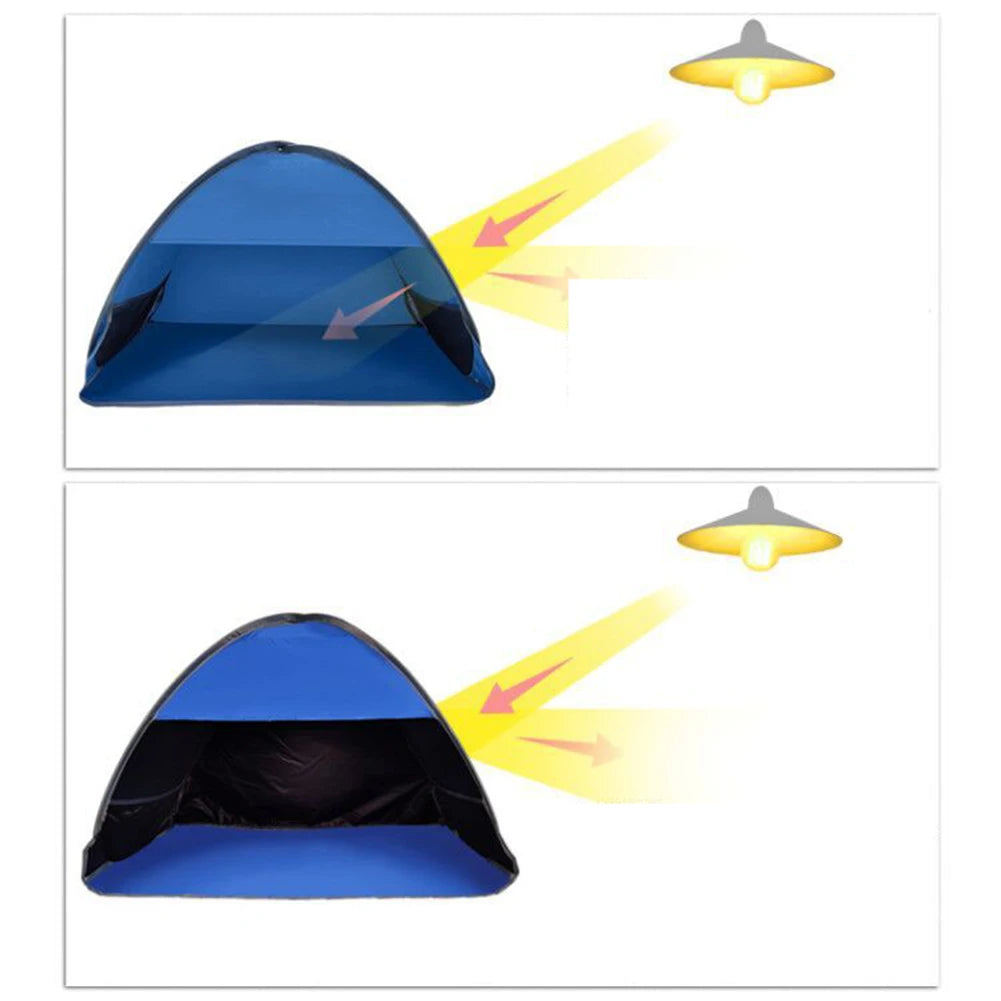 Pop-Up Beach Shade Tent