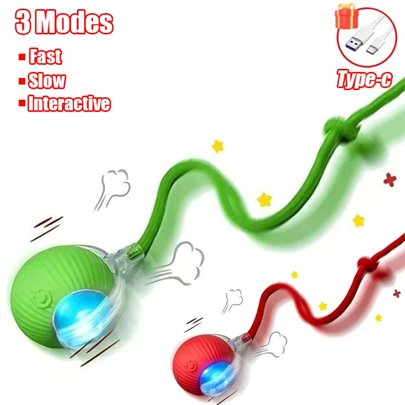 Auto Rolling Ball with Wiggle Tail