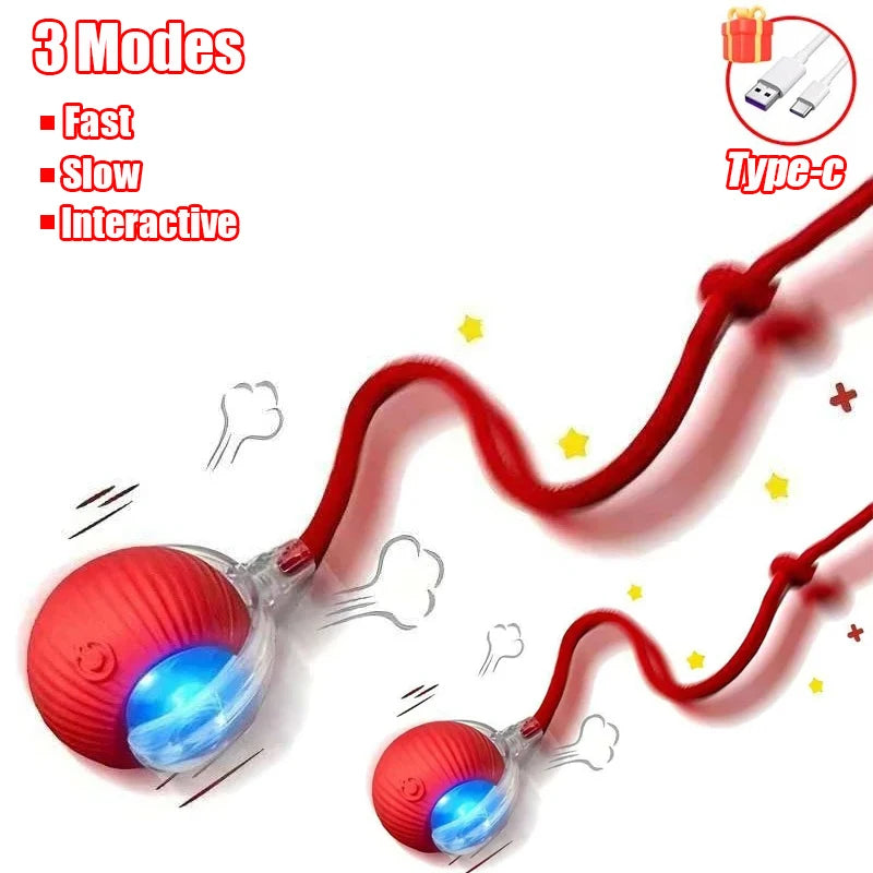 Auto Rolling Ball with Wiggle Tail