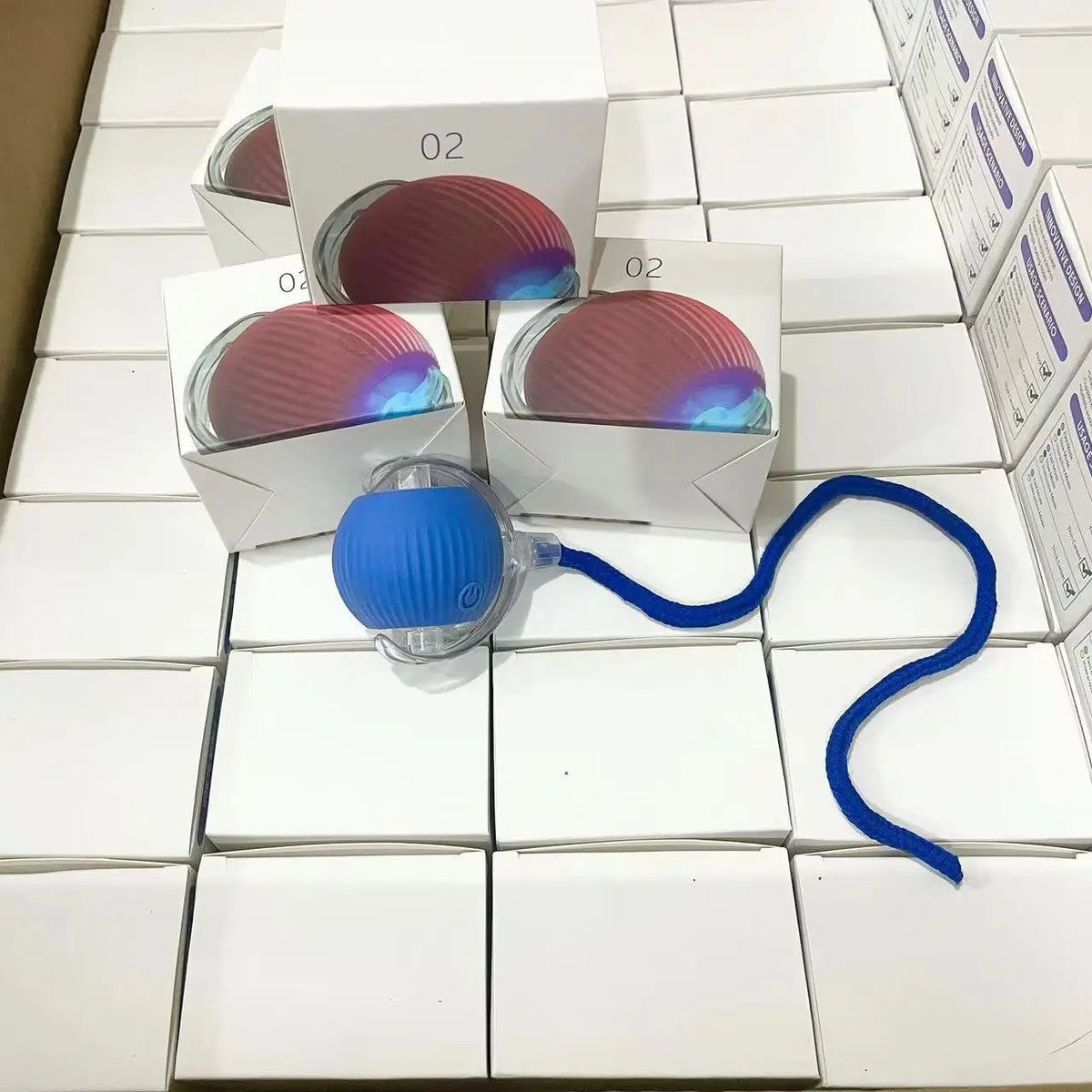 Bite-Proof Self-Rolling Smart Ball