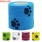 Pet First-Aid Self-Adhesive Bandage (5 rolls)